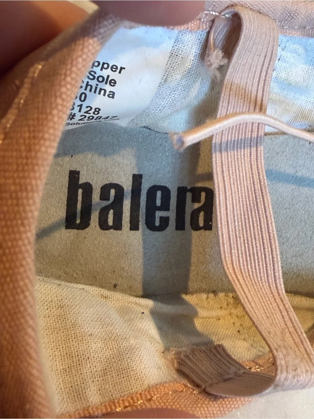 Balera Pink Ballet Dance Slippers with Elastic Strap 2.5 AM
